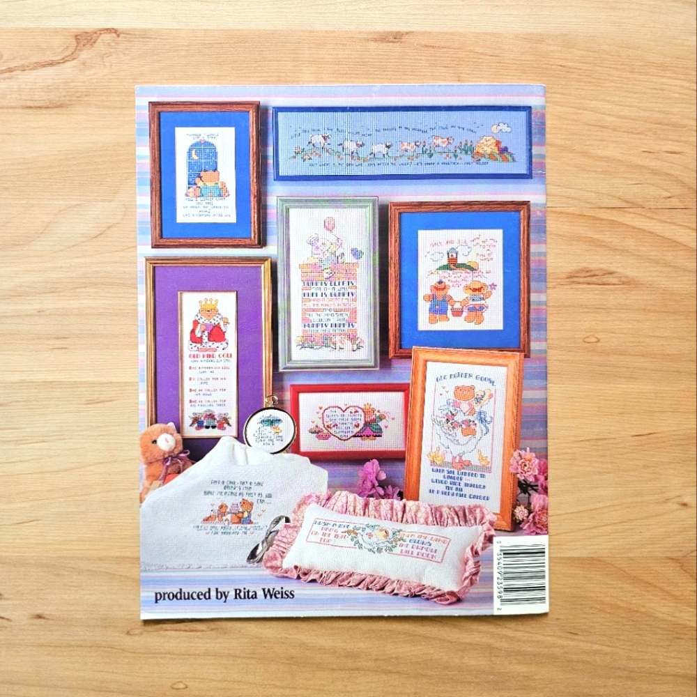 Leaflet Cross Stitch American School of Needlework "Nursery Rhymes" - Picture 2 of 2